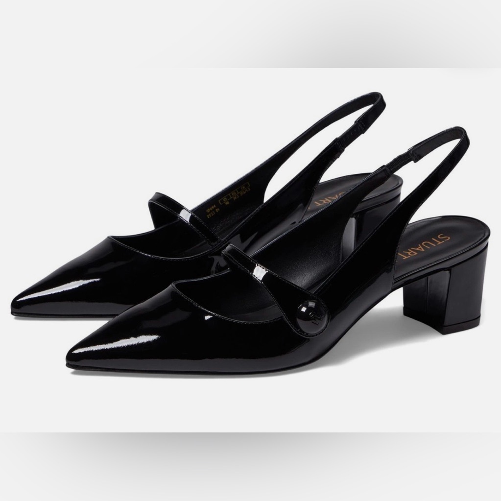 New Stuart Weitzman Mary Jane Slingback Pump Size 9.5